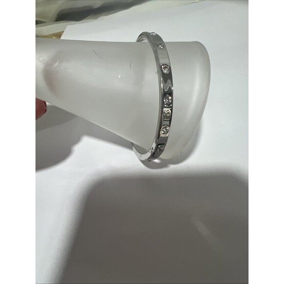 Kate Spade New York CZ minimalist bangle bracelet 6.25" - Picture 1 of 8
